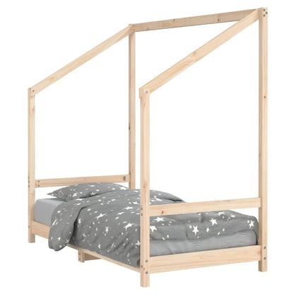 Giroletto per Bambini 80x160 cm in Legno Massello di Pino - homemem39