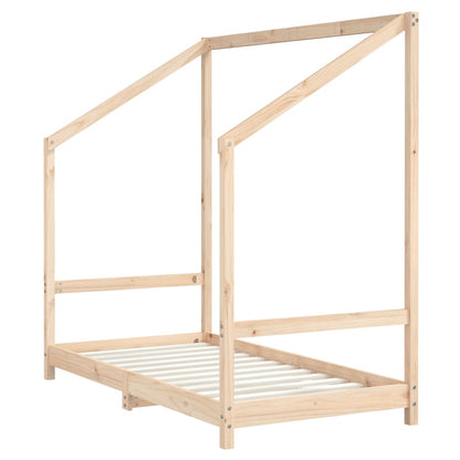 Giroletto per Bambini 80x160 cm in Legno Massello di Pino - homemem39