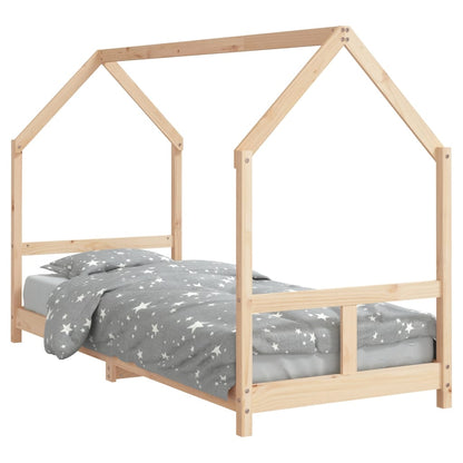 Giroletto per Bambini 80x200 cm in Legno Massello di Pino - homemem39