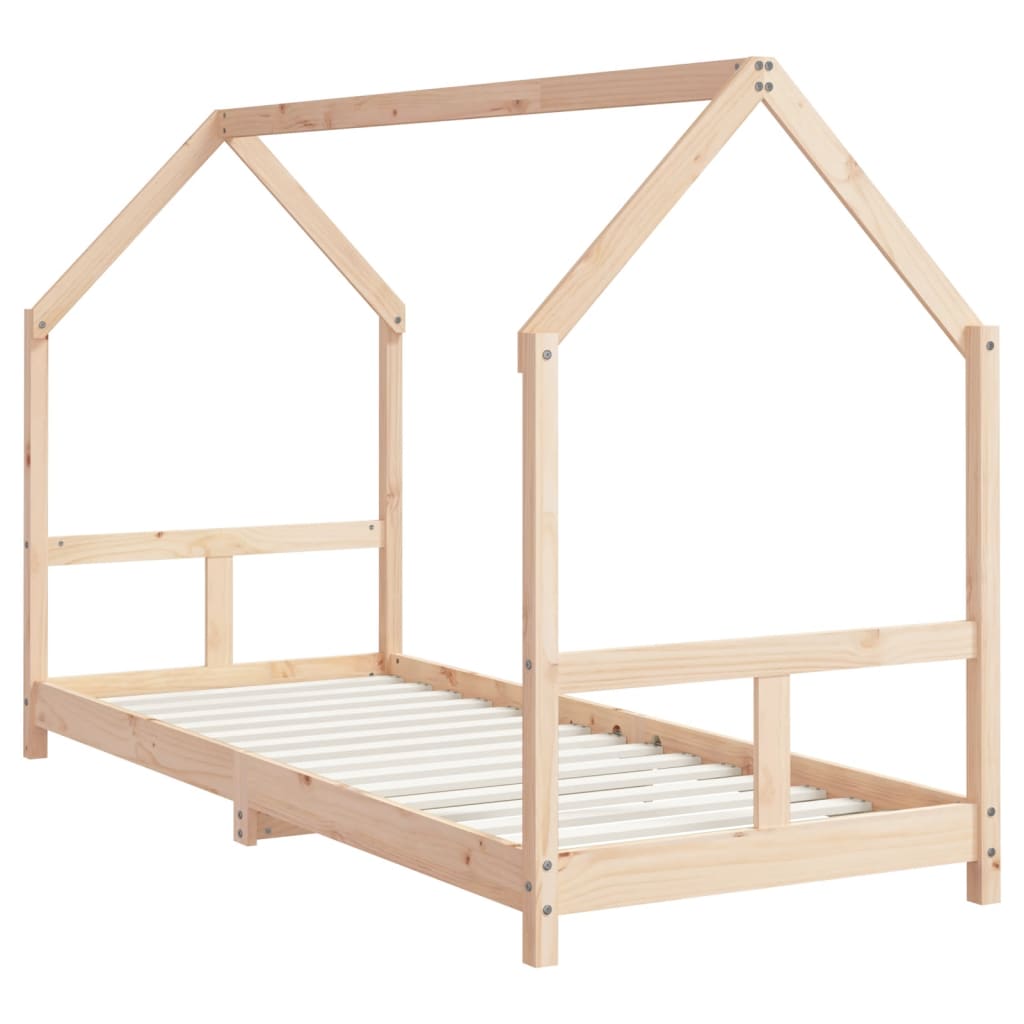 Giroletto per Bambini 80x200 cm in Legno Massello di Pino - homemem39