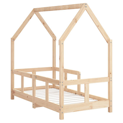 Giroletto per Bambini 70x140 cm in Legno Massello di Pino - homemem39