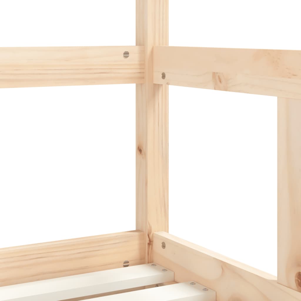 Giroletto per Bambini 70x140 cm in Legno Massello di Pino - homemem39