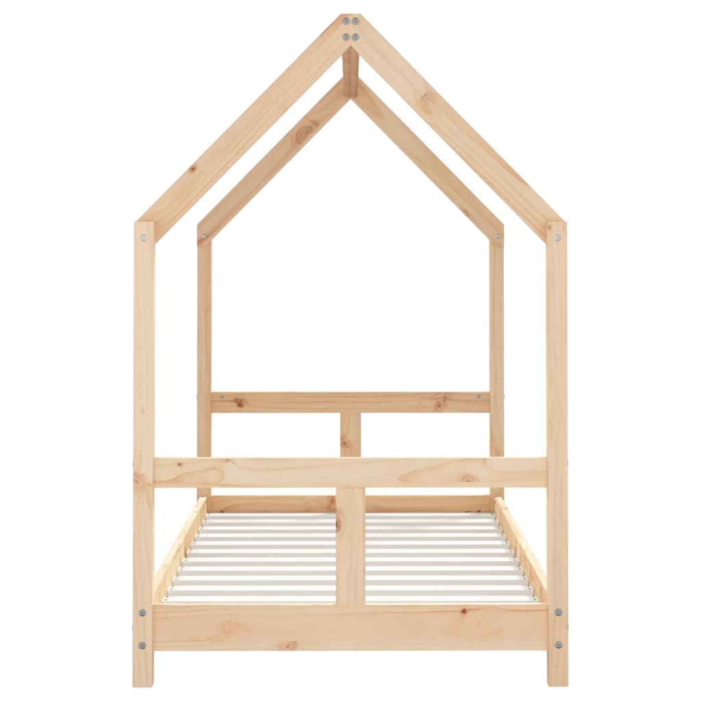 Giroletto per Bambini 80x160 cm in Legno Massello di Pino - homemem39