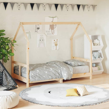 Giroletto per Bambini 80x160 cm in Legno Massello di Pino - homemem39
