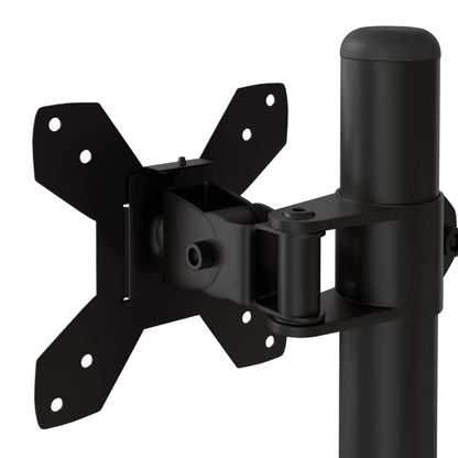 Supporto per Monitor in Acciaio Nero VESA 75/100 mm - homemem39