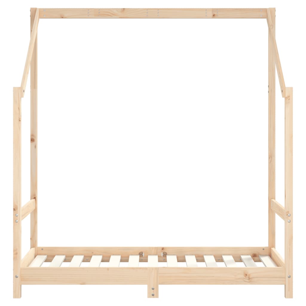 Giroletto per Bambini 2x(70x140) cm in Legno Massello di Pino - homemem39