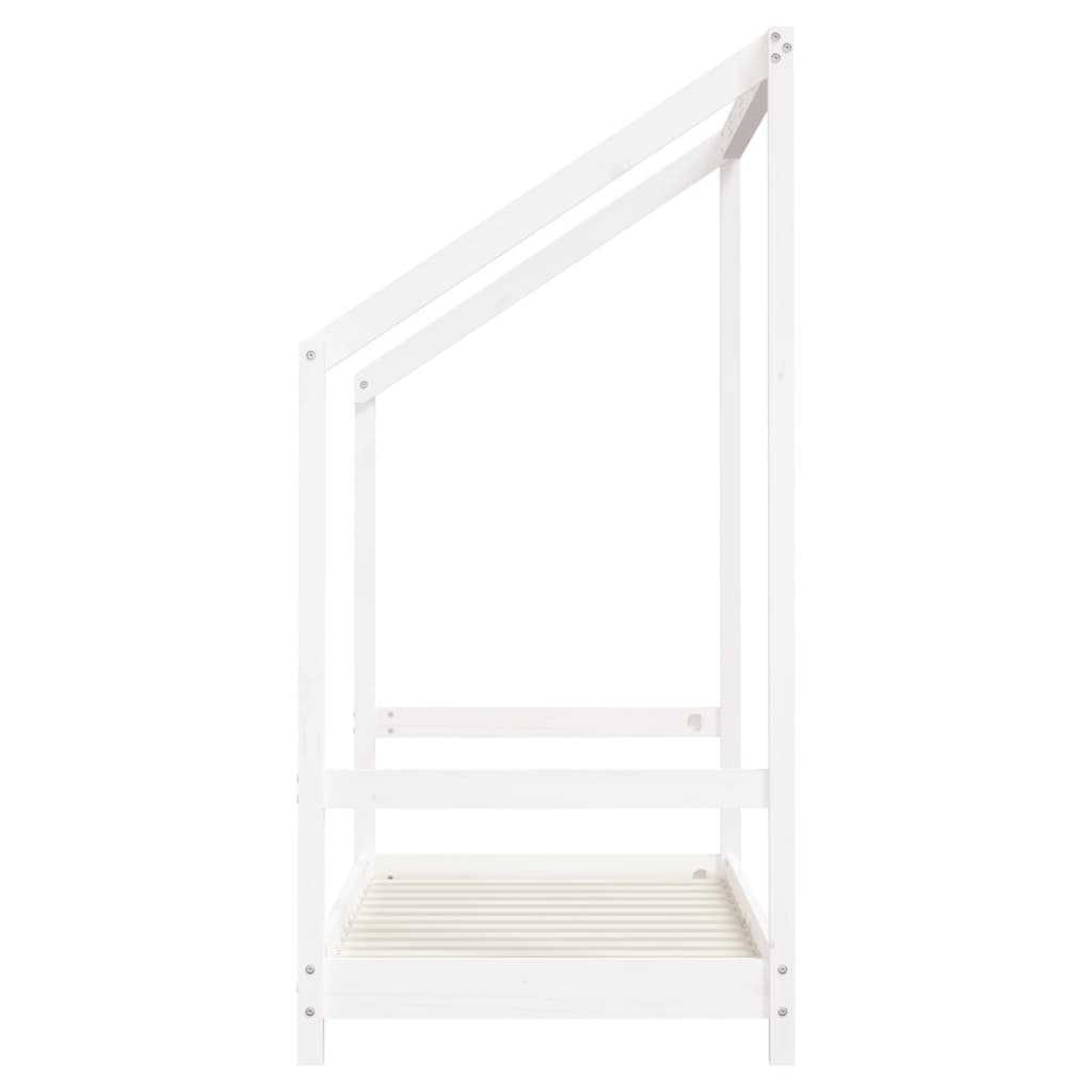 Giroletto per Bambini Bianco 2x(70x140)cm Legno Massello Pino - homemem39