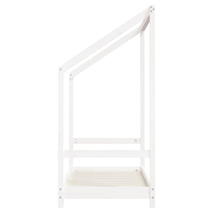 Giroletto per Bambini Bianco 2x(70x140)cm Legno Massello Pino - homemem39