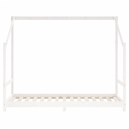Giroletto per Bambini Bianco 2x(90x190)cm Legno Massello Pino - homemem39