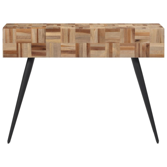 Tavolino Consolle 110x34x80 cm Teak Massello di Recupero | homemem39