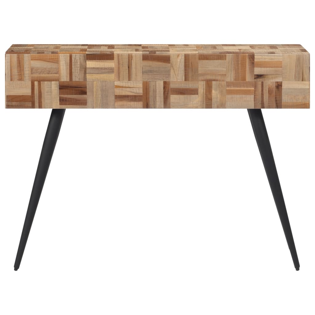 Tavolino Consolle 110x34x80 cm Teak Massello di Recupero - homemem39