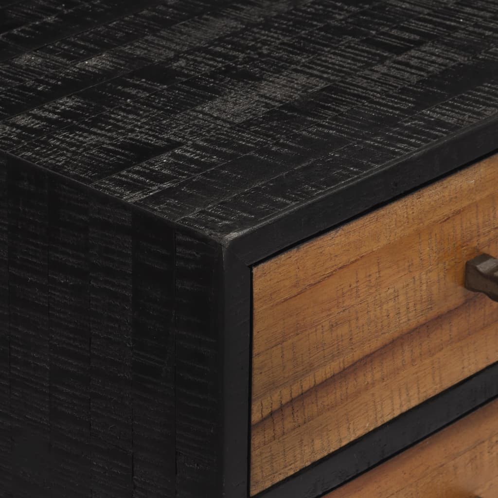 Tavolo Consolle con Cassetti 116x30x76cm Teak Massello Recupero - homemem39