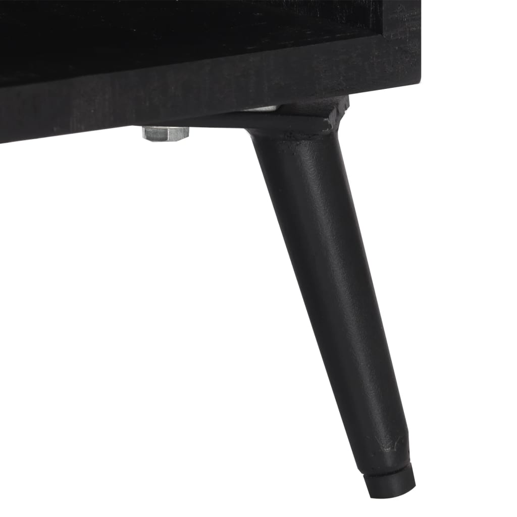 Comodino 40x30x50 cm in Legno Massello di Teak - homemem39