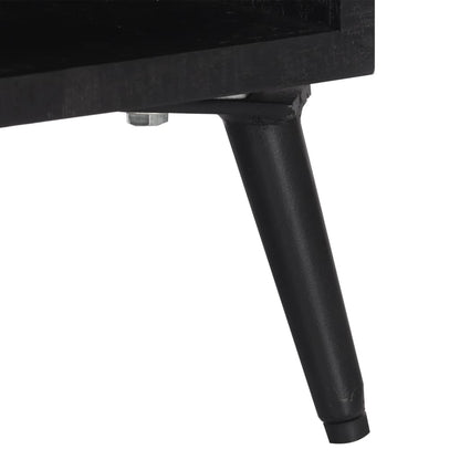 Comodino 40x30x50 cm in Legno Massello di Teak - homemem39