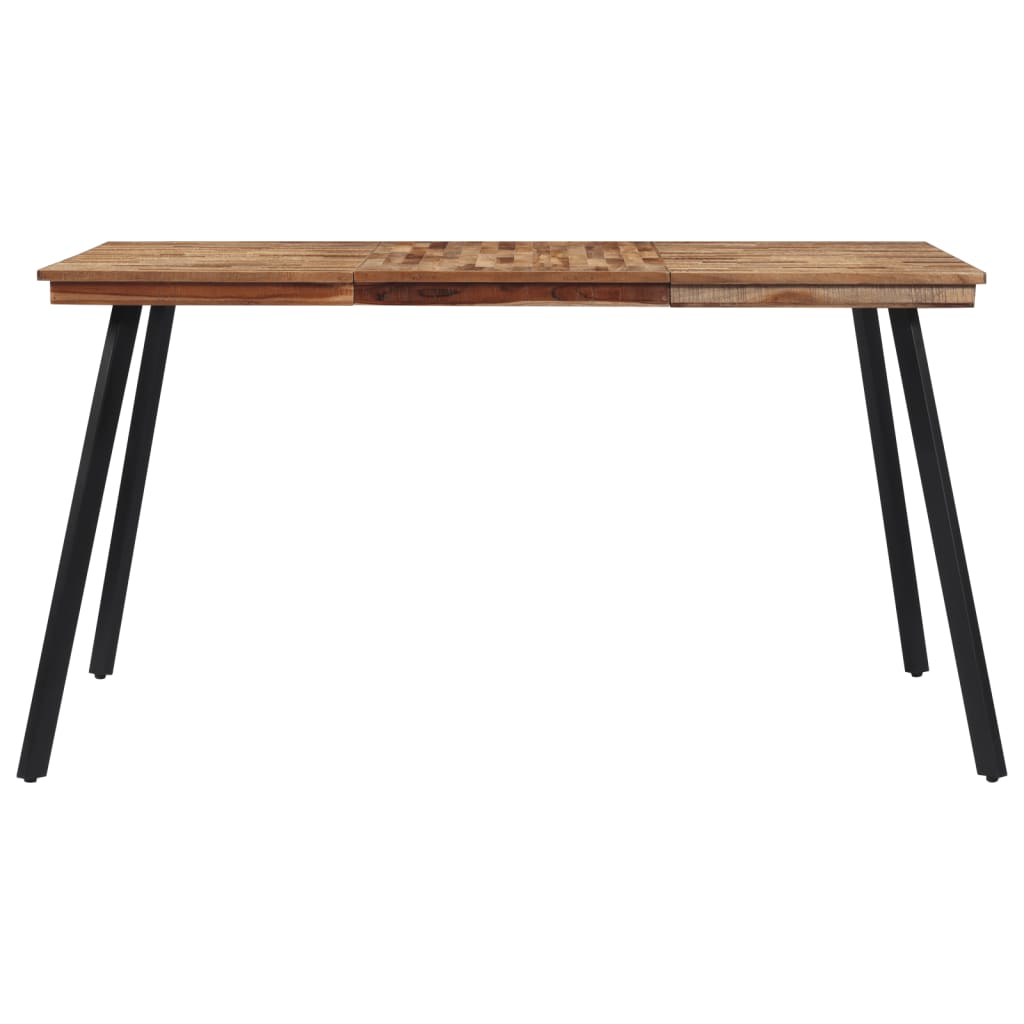 Tavolo da Pranzo 148x97x76 cm in Legno Massello di Teak - homemem39