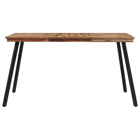 Tavolo da Pranzo 148x97x76 cm in Legno Massello di Teak - homemem39