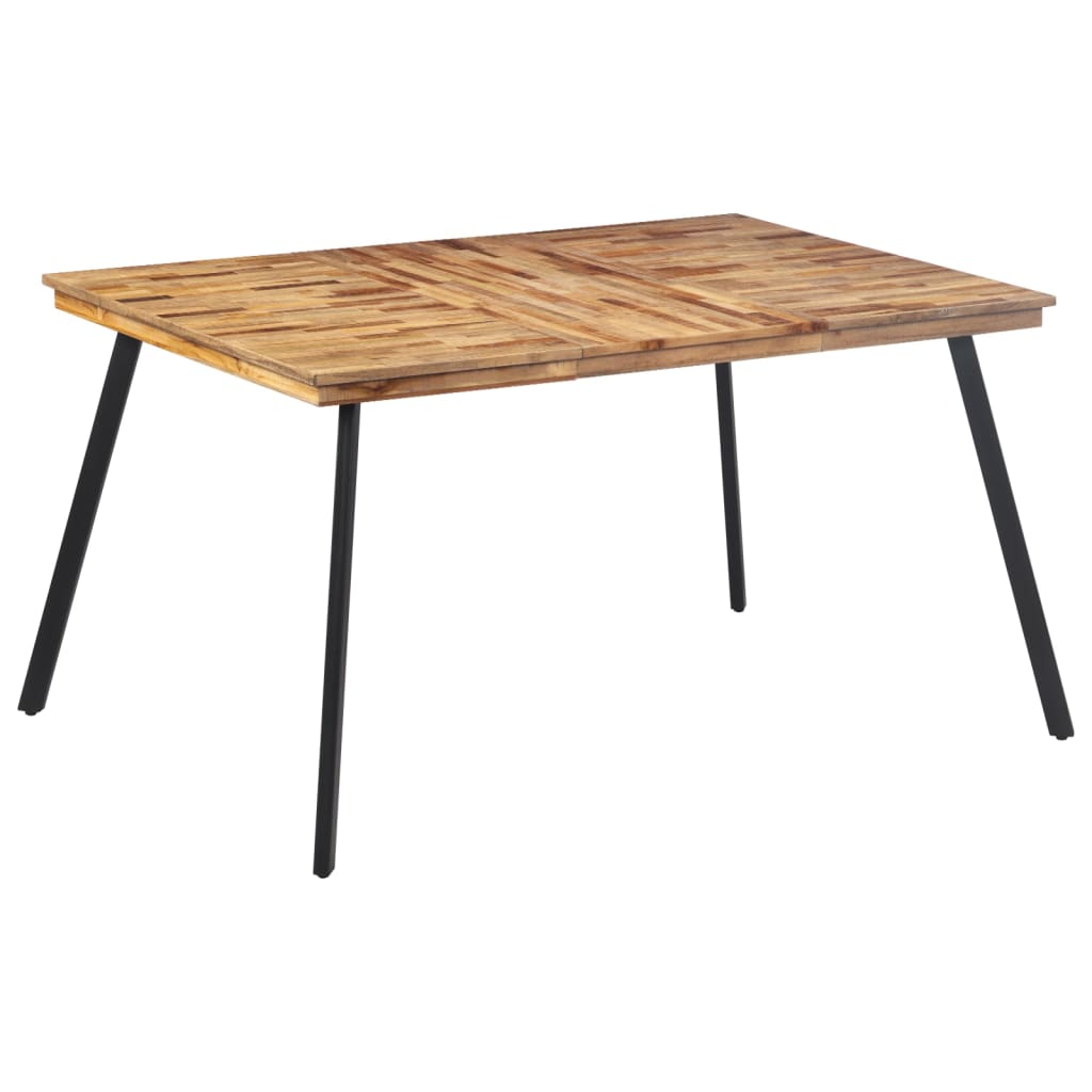 Tavolo da Pranzo 148x97x76 cm in Legno Massello di Teak - homemem39