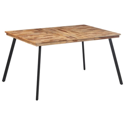Tavolo da Pranzo 148x97x76 cm in Legno Massello di Teak - homemem39