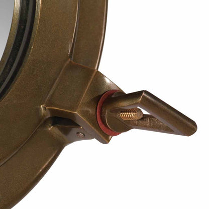 Specchio da Parete Design Oblò Ø30 cm in Alluminio e Vetro | homemem39
