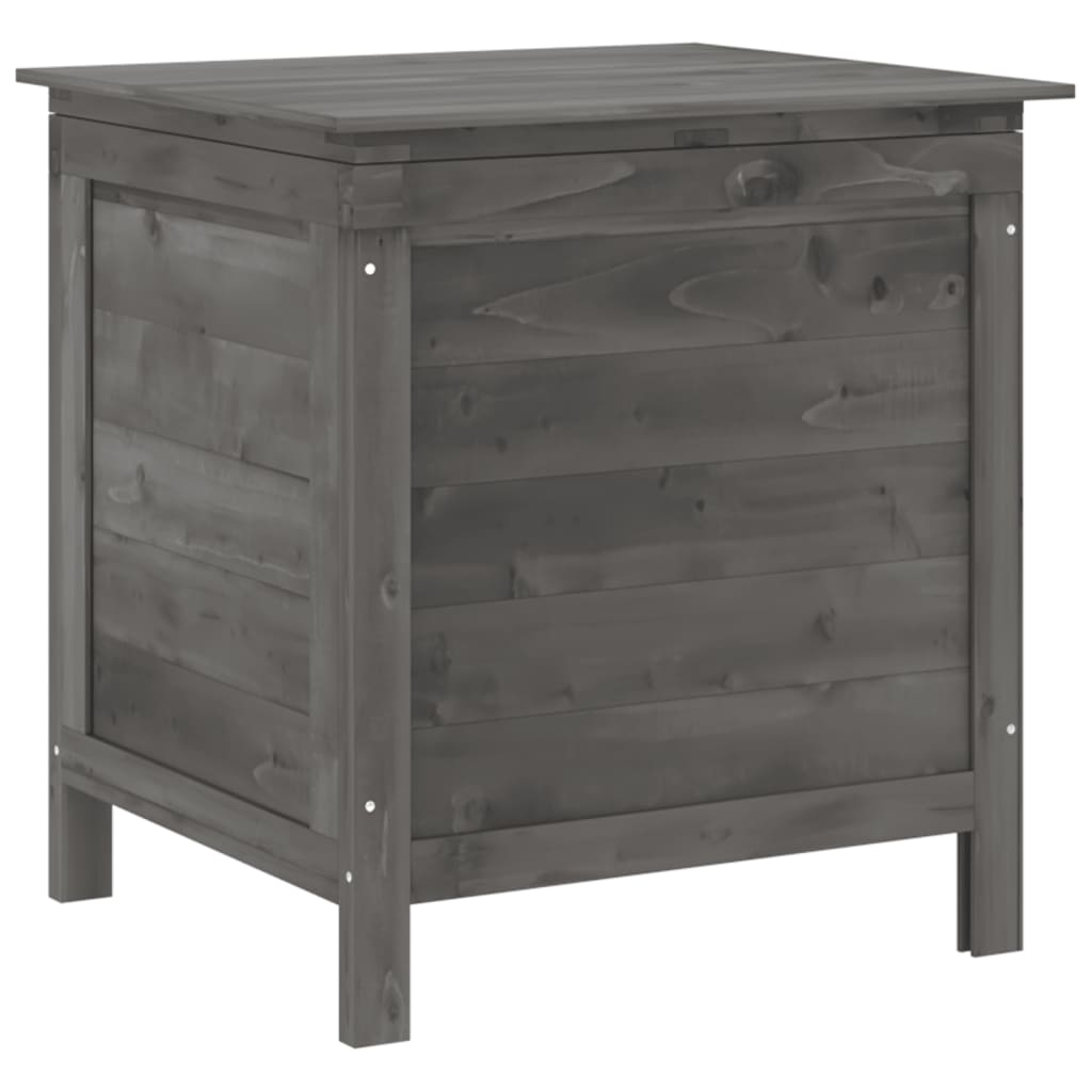 Contenitore da Giardino Antracite 50x49x56,5 cm Massello Abete - homemem39