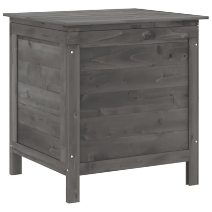 Contenitore da Giardino Antracite 50x49x56,5 cm Massello Abete - homemem39