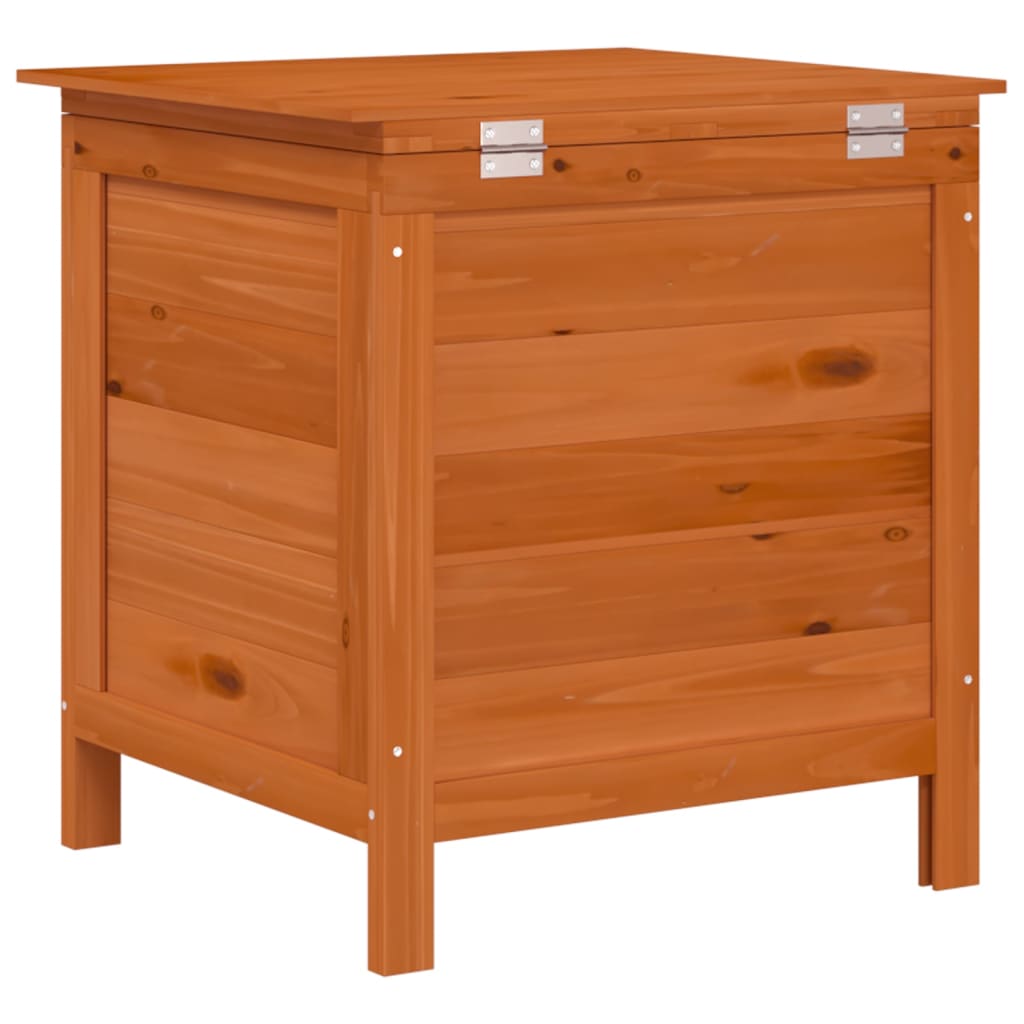 Contenitore Giardino Marrone 50x49x56,5 cm Legno Massello Abete - homemem39