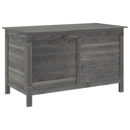 Contenitore da Giardino Antracite 99x49,5x58,5cm Massello Abete - homemem39