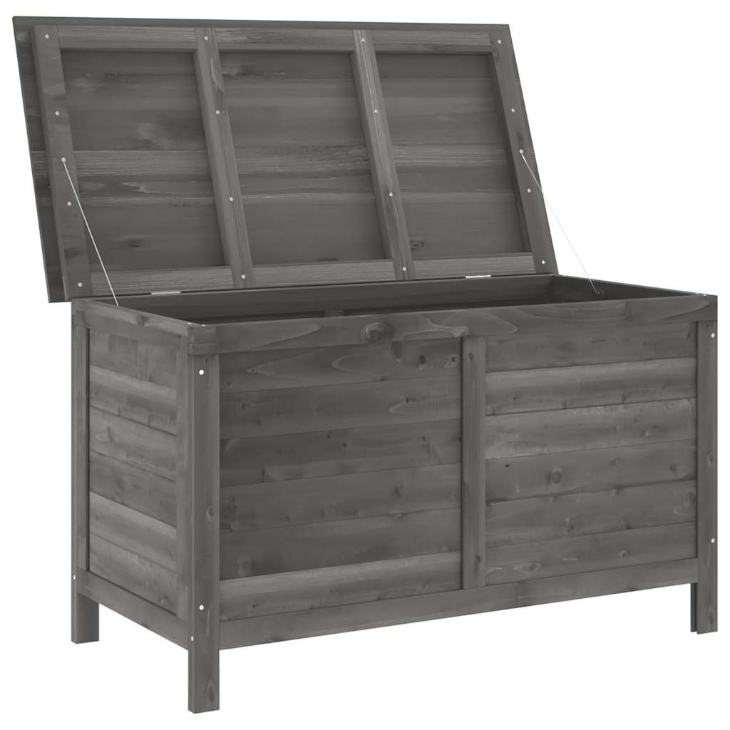 Contenitore da Giardino Antracite 99x49,5x58,5cm Massello Abete - homemem39