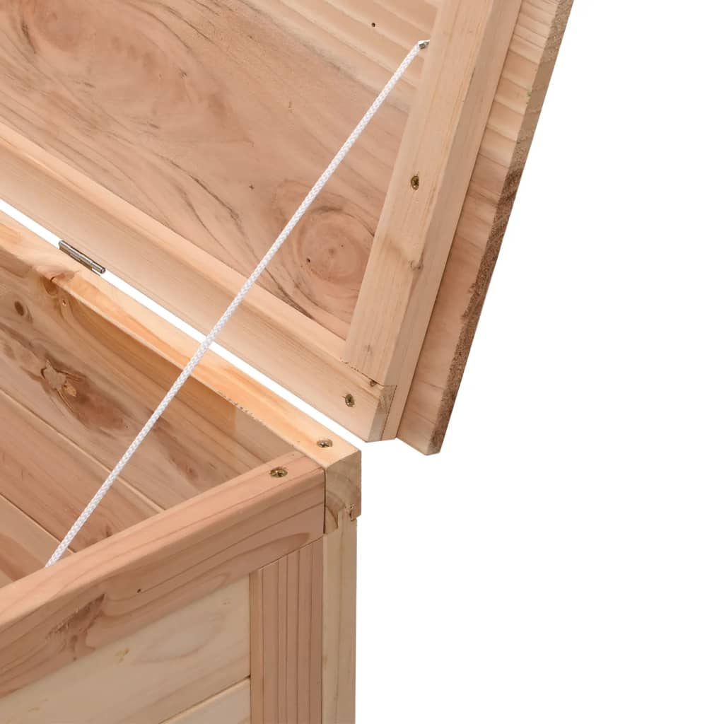 Contenitore da Giardino 150x50x56,5 cm Legno Massello di Abete - homemem39