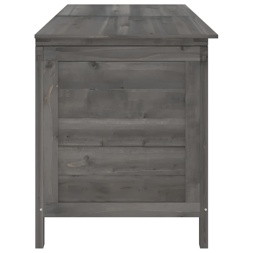 Contenitore da Giardino Antracite 150x50x56,5 cm Massello Abete - homemem39