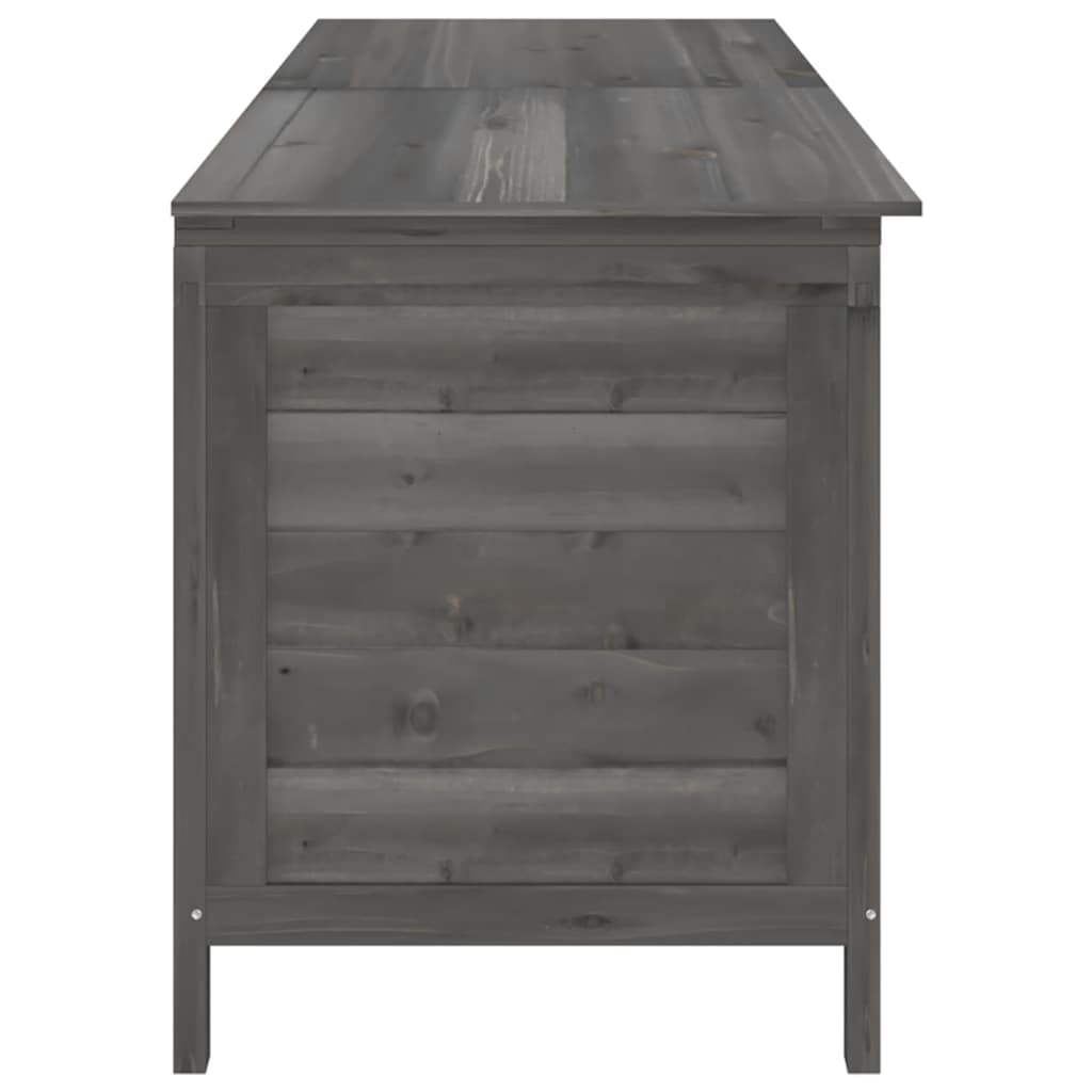 Contenitore Giardino Antracite 198,5x50x56,5 cm Massello Abete - homemem39