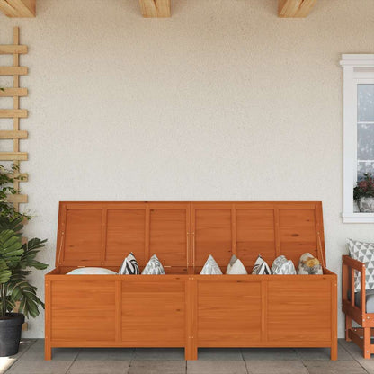 Contenitore da Giardino Marrone 198,5x50x56,5 cm Massello Abete - homemem39