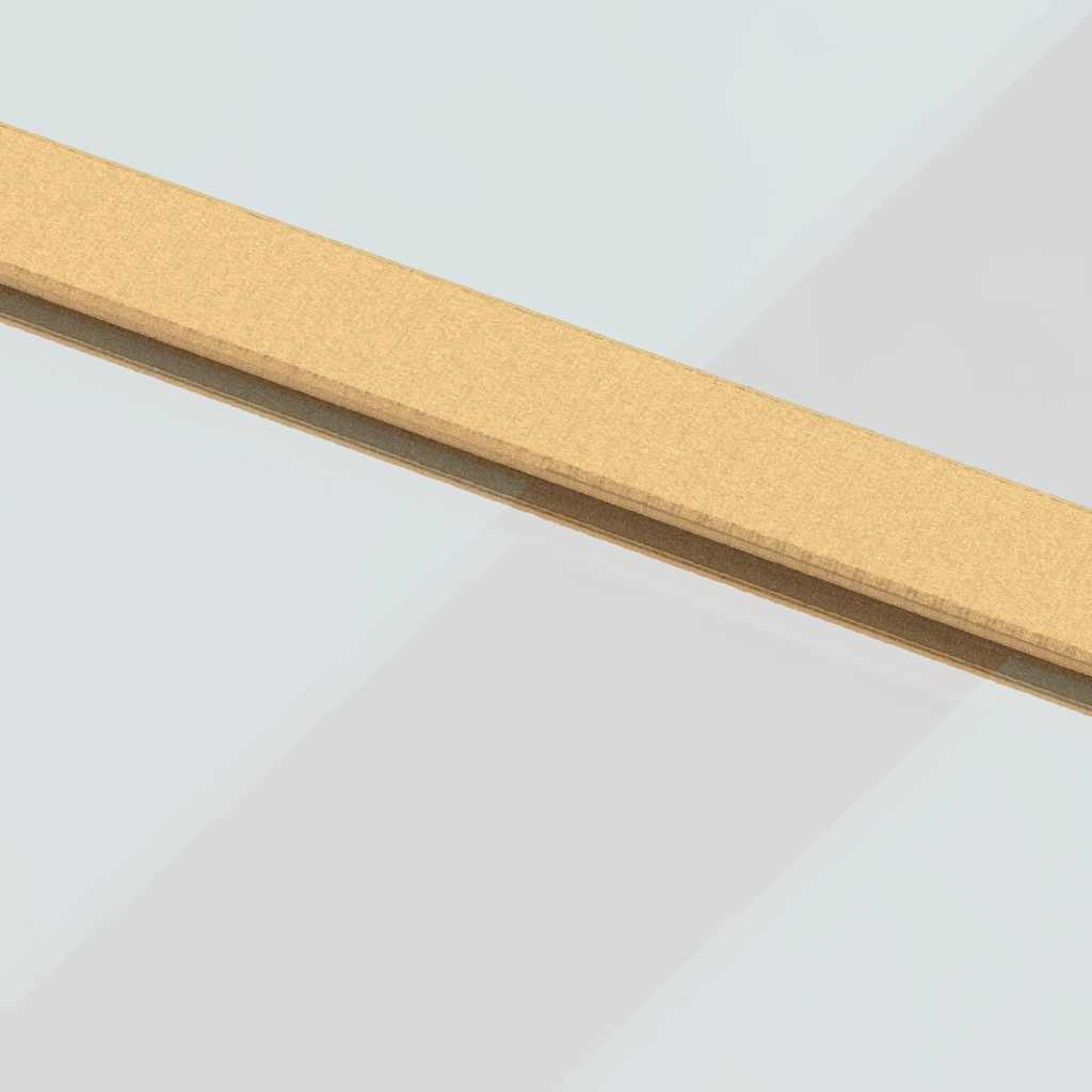 Porta Scorrevole Dorata 76x205 Vetro Trasparente ESG Alluminio | homemem39