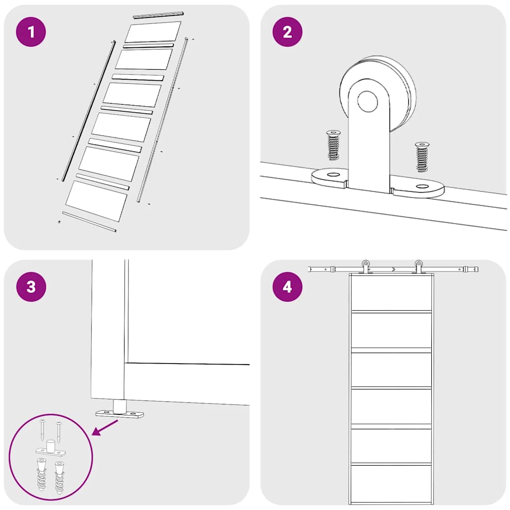 Porta Scorrevole Dorata 76x205 Vetro Trasparente ESG Alluminio | homemem39
