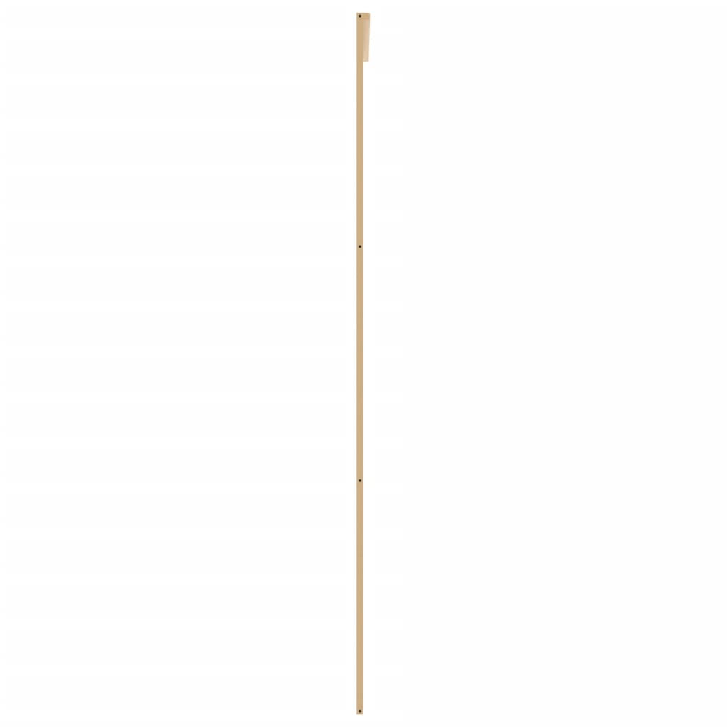 Porta Scorrevole Oro 102,5x205 Vetro Trasparente ESG Alluminio - homemem39