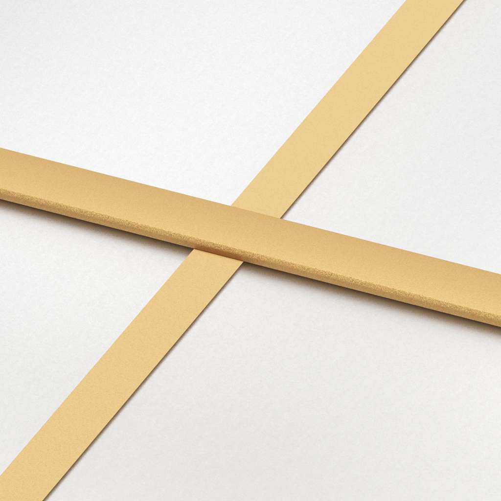 Porta Scorrevole Dorata 90x205 Vetro Smerigliato ESG Alluminio - homemem39