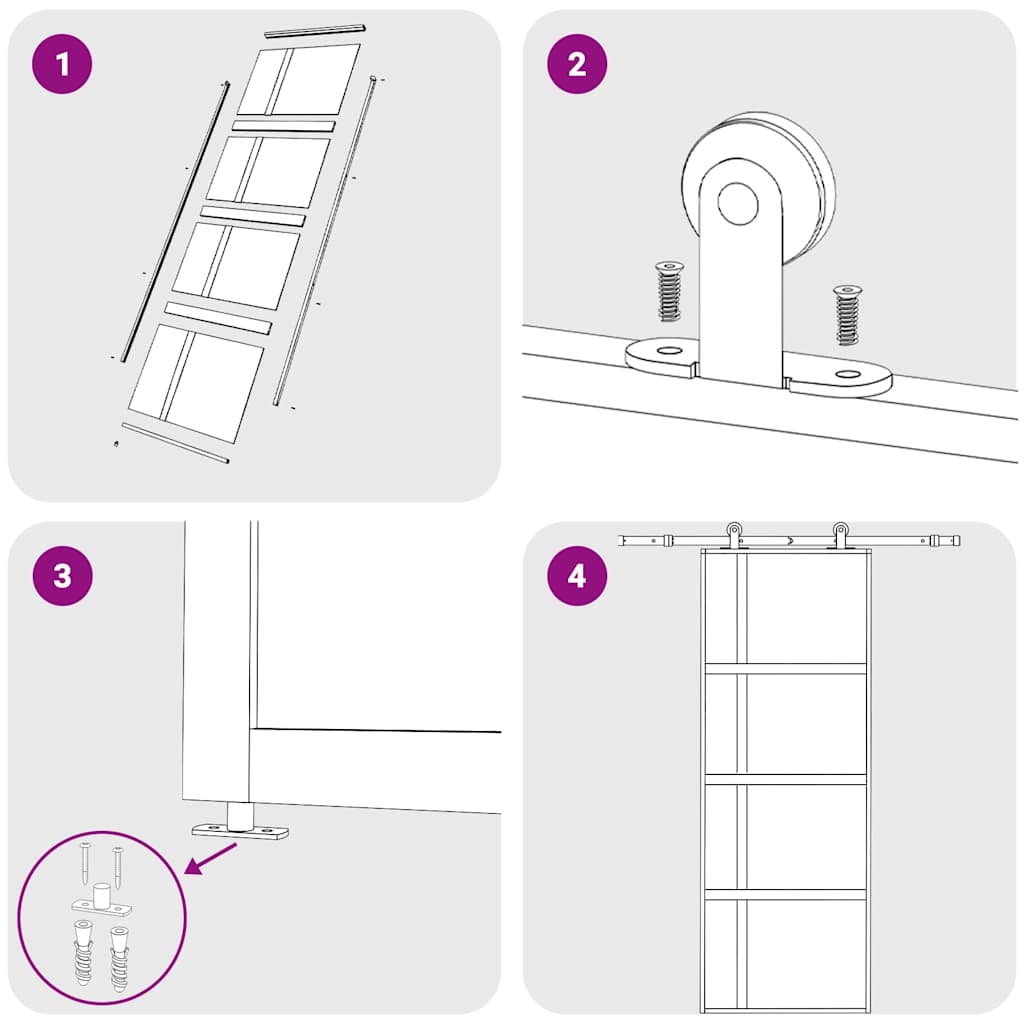 Porta Scorrevole Dorata 76x205 Vetro Trasparente ESG Alluminio | homemem39