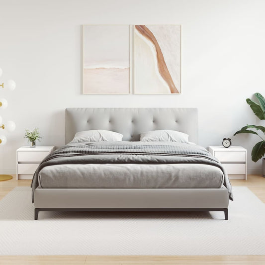 Comodini 2 pz Bianchi 40x31x35,5 cm in Legno Massello di Pino - homemem39