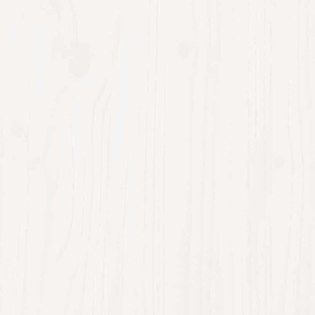 Divano Letto con Letto Estraibile Bianco 90x190cm Massello Pino - homemem39