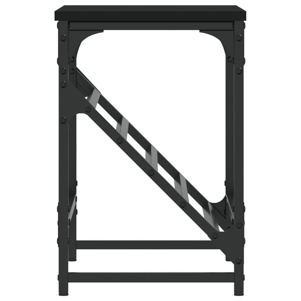 Scarpiera Nera 60x30x45 cm in Legno Multistrato - homemem39