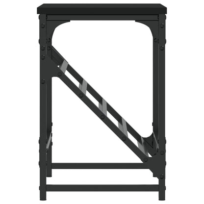 Scarpiera Nera 60x30x45 cm in Legno Multistrato - homemem39