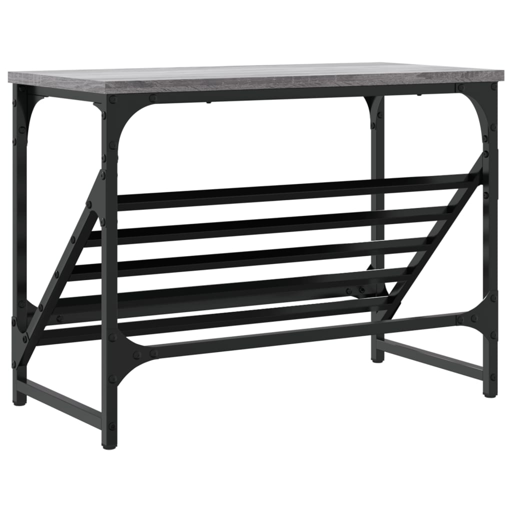 Scarpiera Grigio Sonoma 60x30x45 cm in Legno Multistrato - homemem39