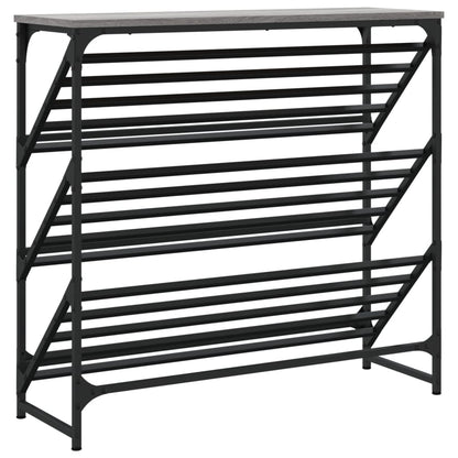 Scarpiera Grigio Sonoma 90x30x85 cm in Legno Multistrato - homemem39