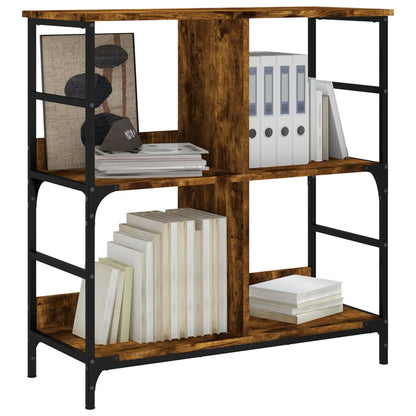 Libreria Rovere Fumo 78,5x33x82 cm in Legno Multistrato | homemem39