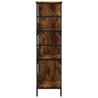 Libreria Rovere Fumo 78,5x33x117,5 cm in Legno Multistrato | homemem39