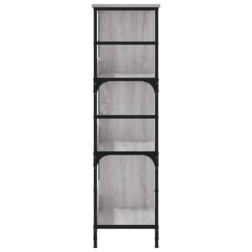 Libreria Grigio Sonoma 78,5x33x117,5 cm in Legno Multistrato | homemem39