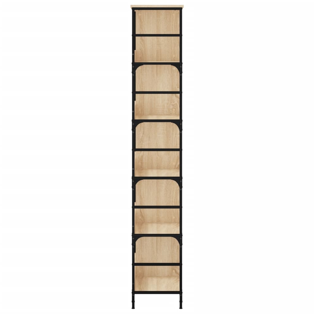 Libreria Rovere Sonoma 78,5x33x188,5 cm in Legno Multistrato | homemem39