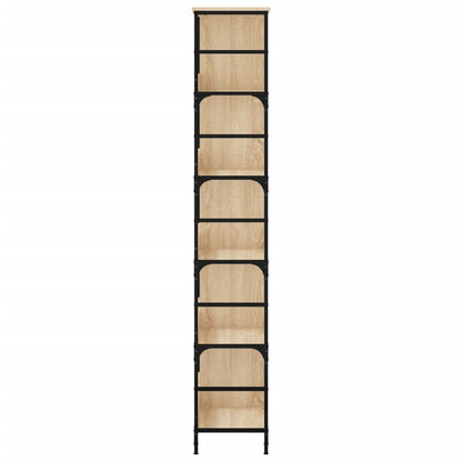 Libreria Rovere Sonoma 78,5x33x188,5 cm in Legno Multistrato | homemem39