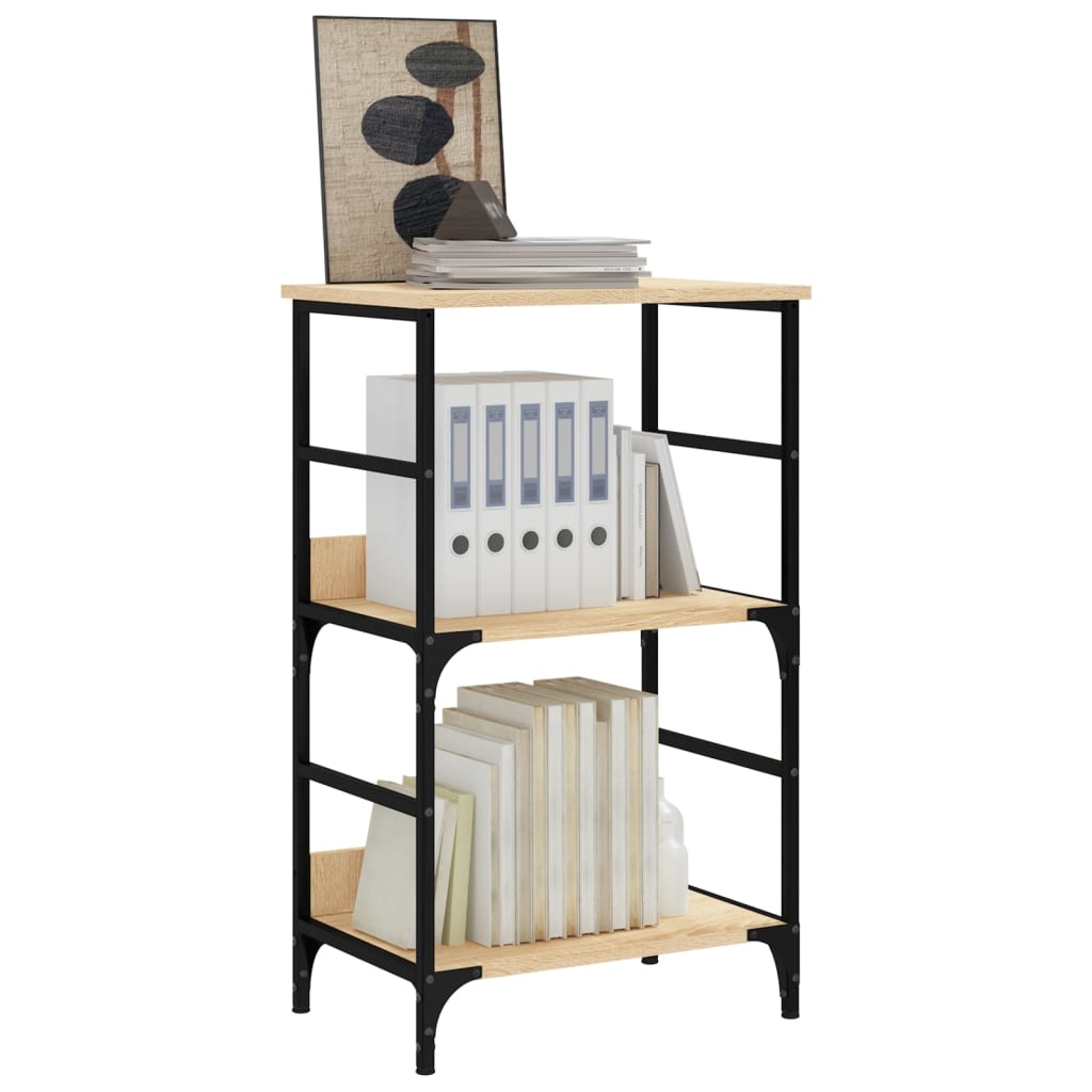 Libreria Rovere Sonoma 50x33x82 cm in Legno Multistrato | homemem39