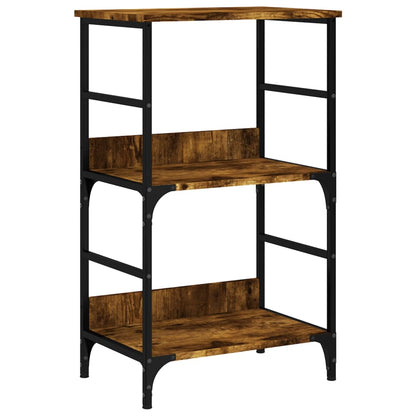Libreria Rovere Fumo 50x33x82 cm in Legno Multistrato | homemem39